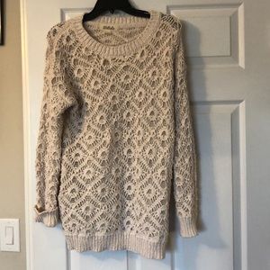 Cream sweater!